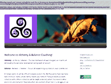 Tablet Screenshot of alchemybalancecoaching.com